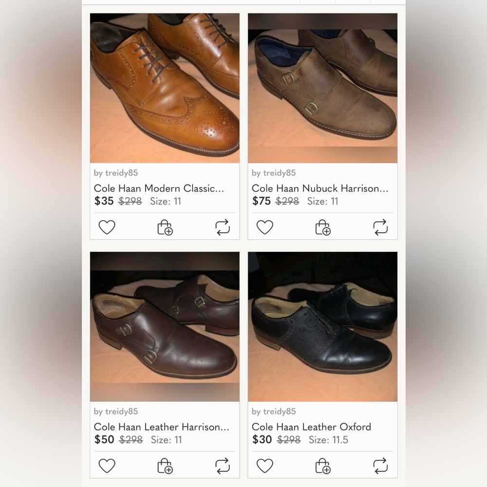 BUNDLE: 4 Pairs of Cole Haan’s for just $120 🔥🔥